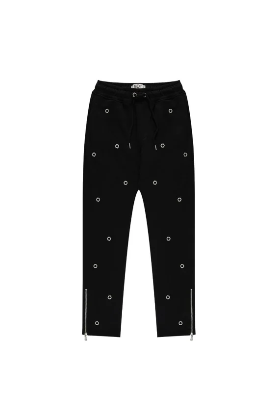 Pantaloni da tuta con occhielli multipli