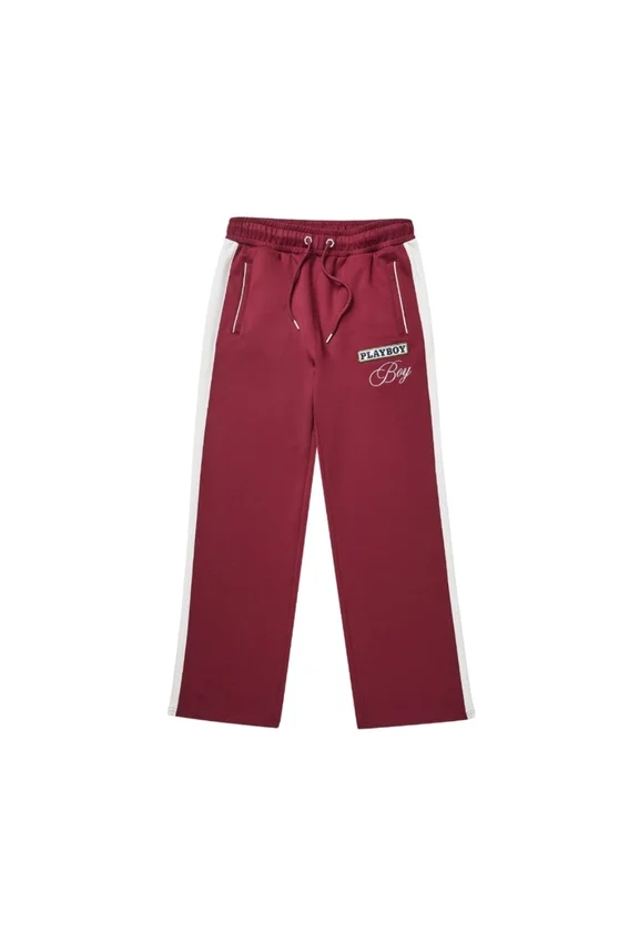 Pantaloni da tuta in nylon a gamba larga Playboy x BOY