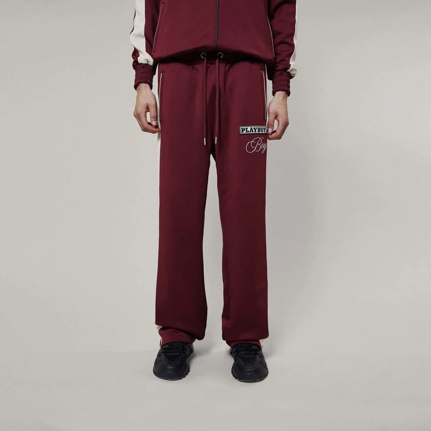 Pantaloni da tuta in nylon a gamba larga Playboy x BOY