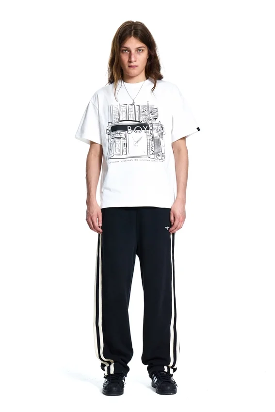 Pantaloni Joggers a righe
