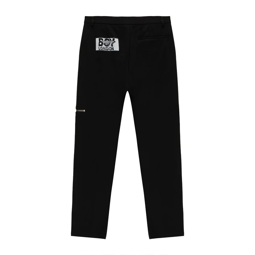 Pantaloni su misura in jersey con zip