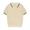 T-shirt in maglia a rete aperta