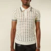 T-shirt in maglia a rete aperta